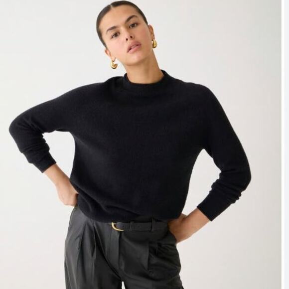 J.Crew | Rollneck Sweater in Supersoft Yarn Merino Wool Preppy Cozy Green Small - Picture 9 of 9